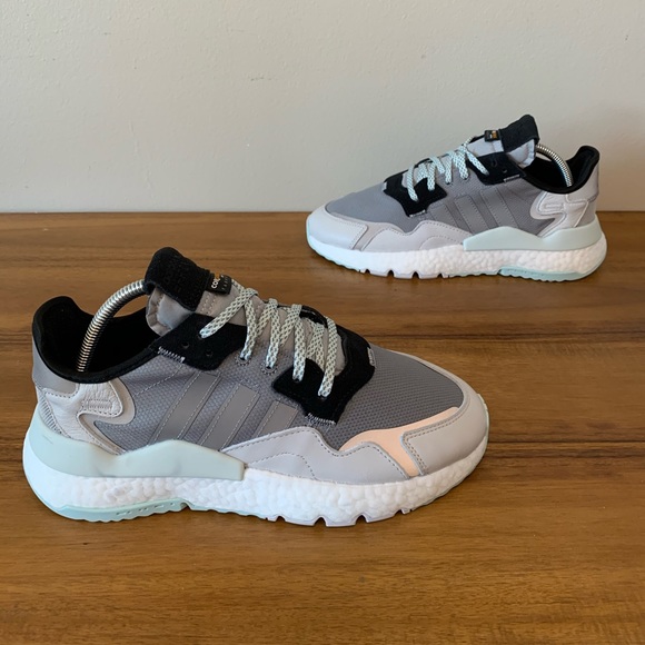 adidas Shoes - NWT adidas Nite Jogger Grey Womens Size 9
